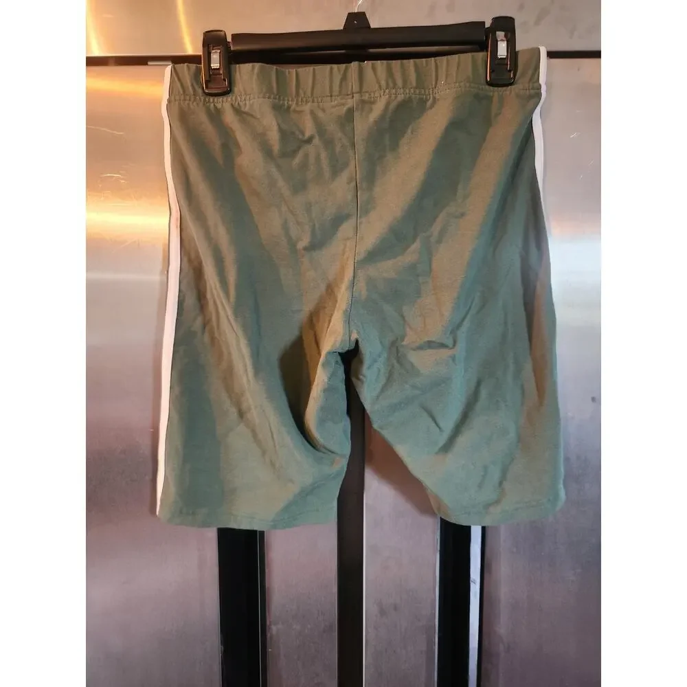 Adidas Athletic Shorts Olive Green Size L